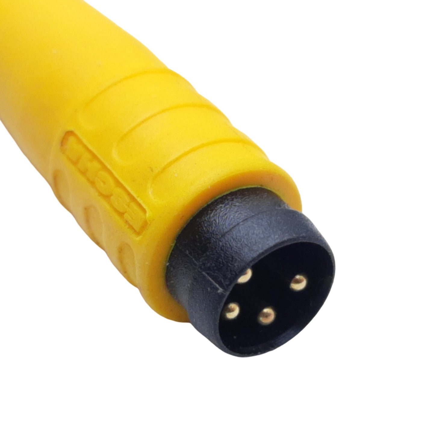 Used Banner D12SN6FPHQ Fiber Optic Sensor, Cable 6", 4-Pin, Output NPN, 10-30V DC