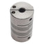 Used Ruland FCR12-5-3-SS Steel Shaft Coupling 0.3125"x0.1875" Bore, 1.25" L, 0.75" OD