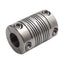 Used Stainless Steel Shaft Coupling, ø0.375in Bore, 1.1in Length x ø0.75in OD