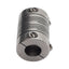 Used Stainless Steel Shaft Coupling, ø0.375in Bore, 1.1in Length x ø0.75in OD