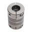 Used Stainless Steel Shaft Coupling, ø0.375in Bore, 1.1in Length x ø0.75in OD