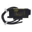 Used Banner D12EN6FV Fiber Optic Sensor, SPST NPN, 150mA, 10-30VDC, 5-Wire Lead, 0.3m