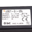 Used SMC ZSE1-01-55L Vacuum Switch, 0 to -101kPa, PNP Output, R1/8, 12-24VDC
