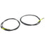 Used Lot of 2 Keyence FU-77 Fiber Optic Cable Sensor ø1.13mm Optical Axis, ø2.2 Fiber
