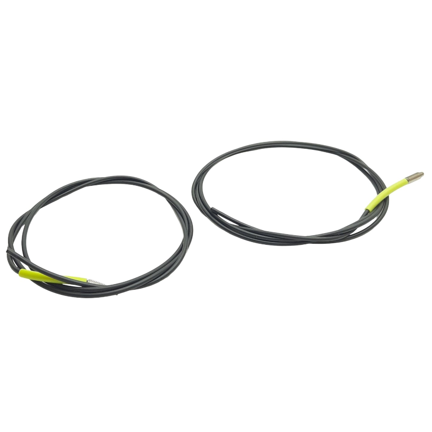 Used Lot of 2 Keyence FU-77 Fiber Optic Cable Sensor ø1.13mm Optical Axis, ø2.2 Fiber