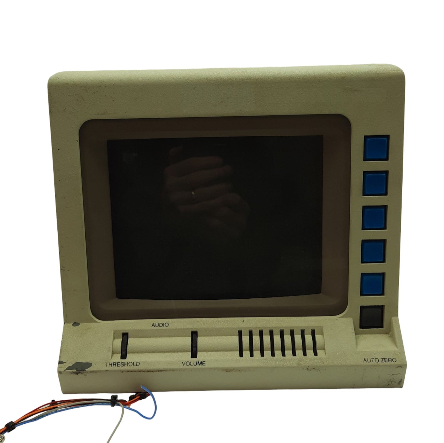 Used Veeco MS-34TD Helium Leak Detector Display Panel/CRT, "Auto Zero"