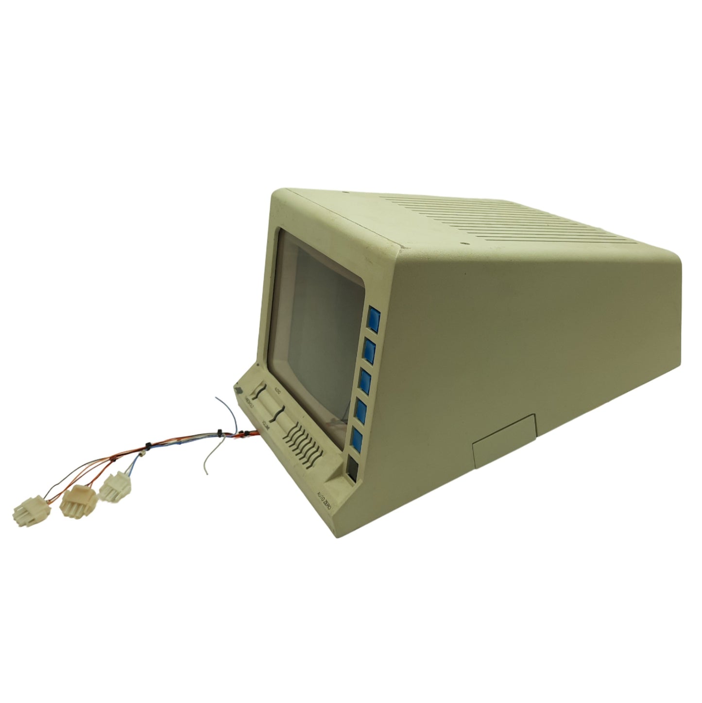 Used Veeco MS-34TD Helium Leak Detector Display Panel/CRT, "Auto Zero"