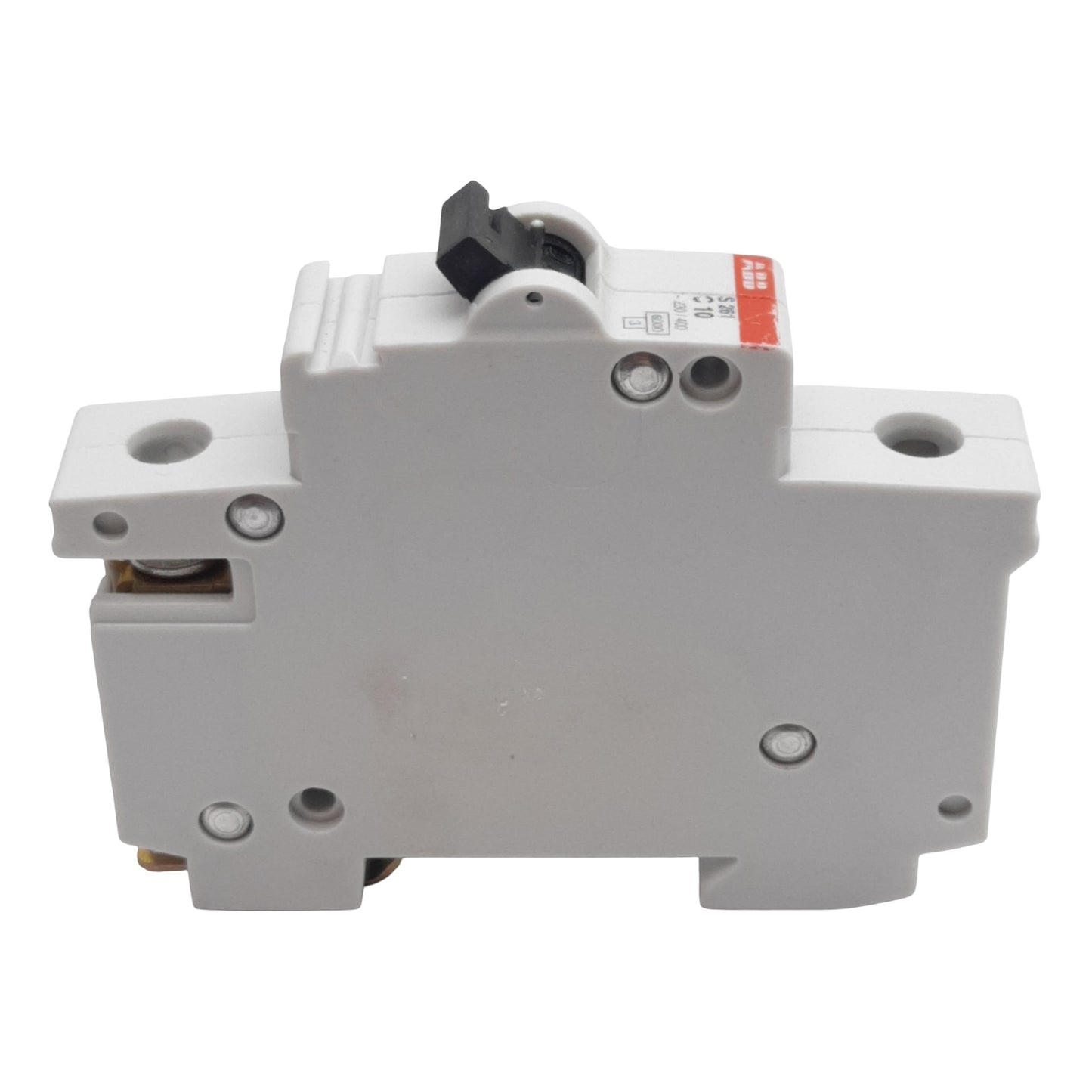 Used Lot of 2 ABB S261-C10 Circuit Breaker, 1-Pole, 10A 230/400VAC, C-Curve, DIN Rail