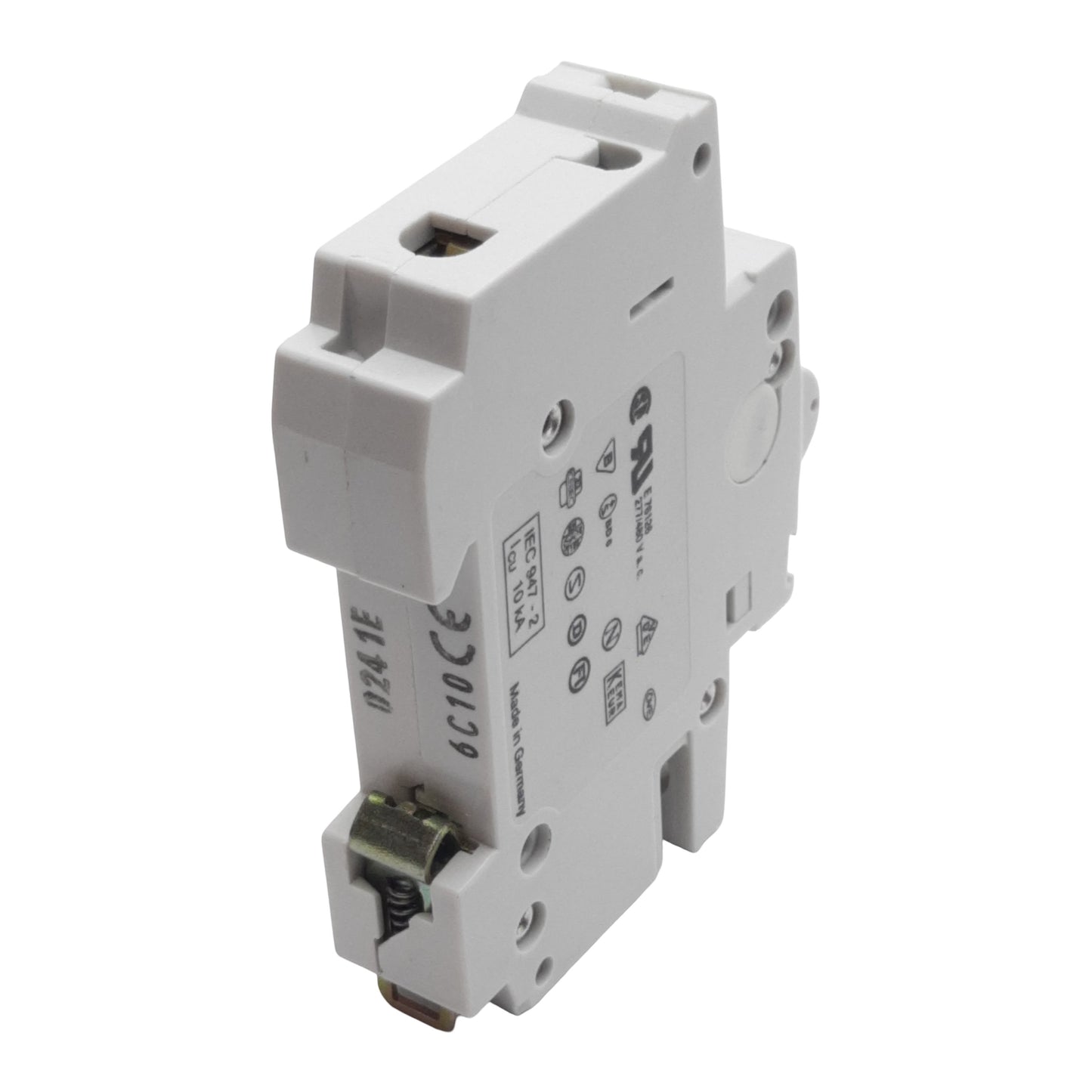 Used Lot of 2 ABB S261-C10 Circuit Breaker, 1-Pole, 10A 230/400VAC, C-Curve, DIN Rail