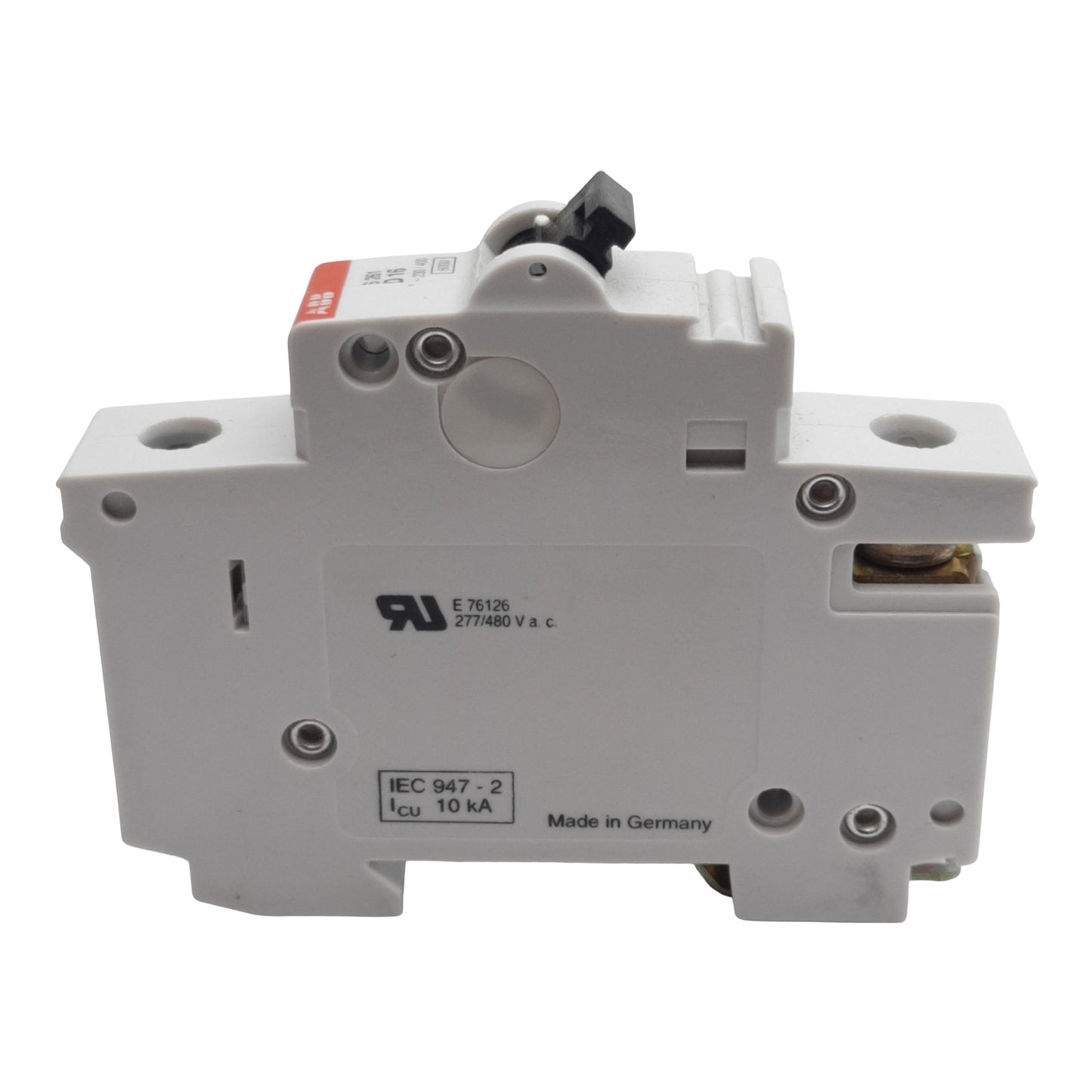 Used ABB S261-D16 Circuit Breaker, 1-Pole, 16A 230/400VAC, D-Curve, DIN Rail