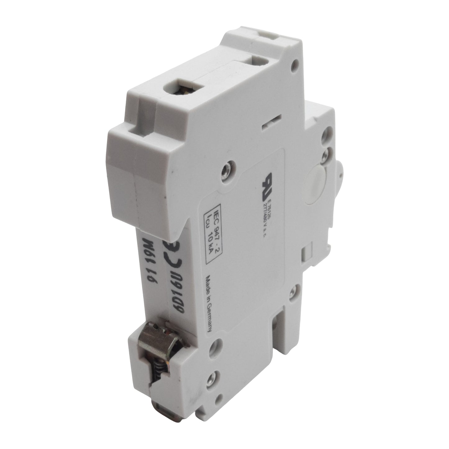 Used ABB S261-D16 Circuit Breaker, 1-Pole, 16A 230/400VAC, D-Curve, DIN Rail