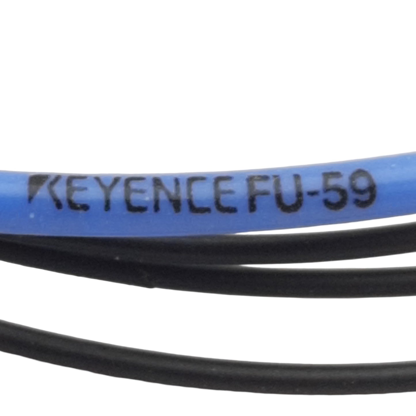 Used Keyence FU-59 Fiber Unit Thrubeam, Length: 1M, Optical ø: 0.7mm, Fiber ø: 1.0