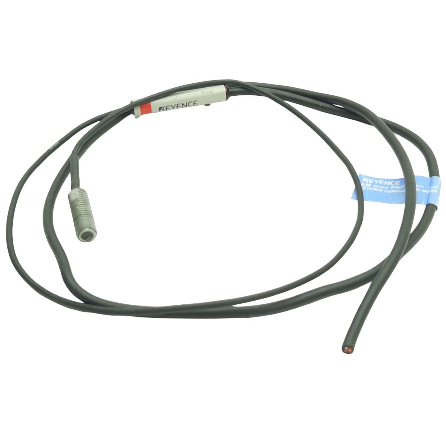 Used Keyence EM-030P Proximity Sensor With Amplifier ø3mm, 0.6mm±15%, 10.8-30VDC