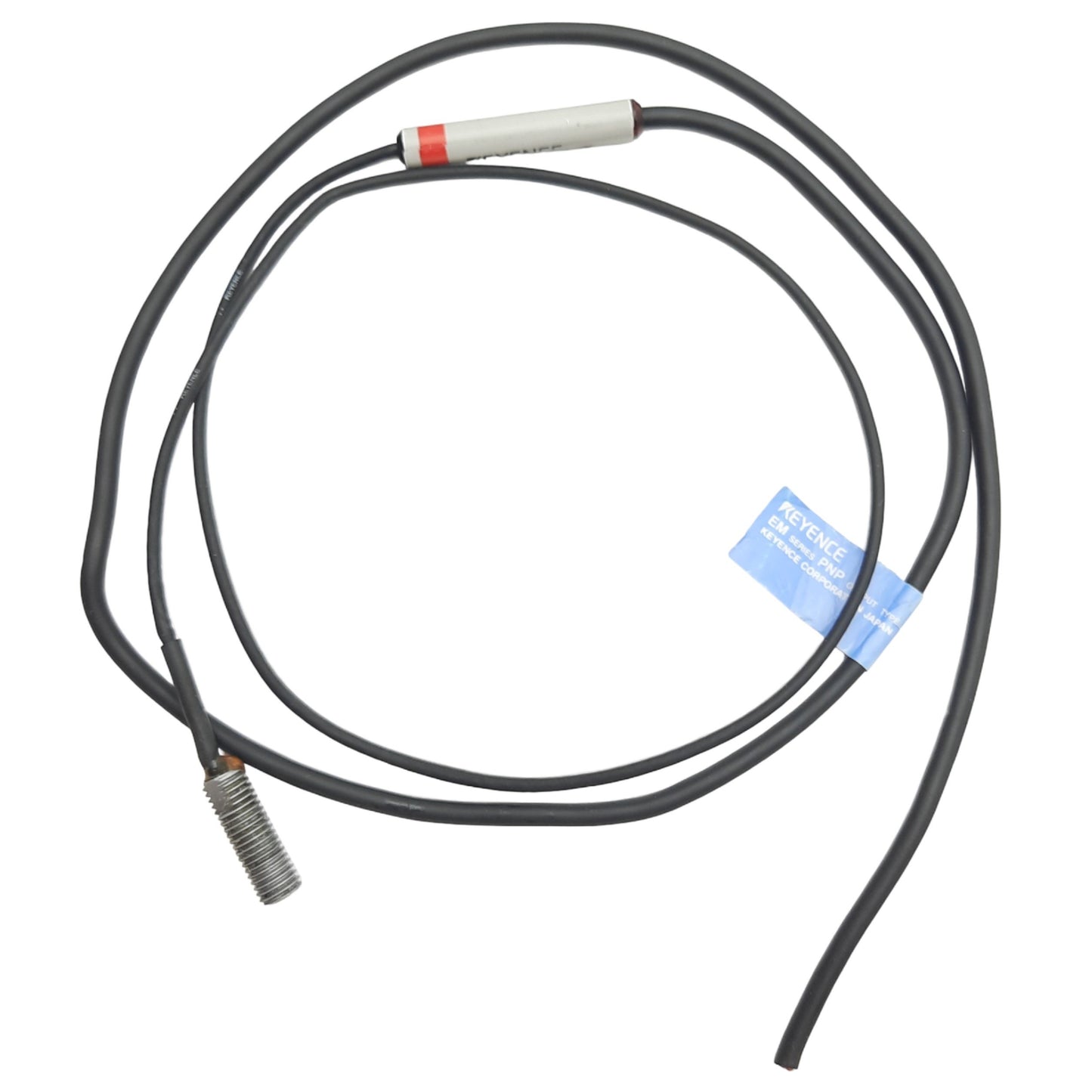 Used Keyence EM-030P Proximity Sensor With Amplifier ø3mm, 0.6mm±15%, 10.8-30VDC