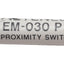 Used Keyence EM-030P Proximity Sensor With Amplifier ø3mm, 0.6mm±15%, 10.8-30VDC