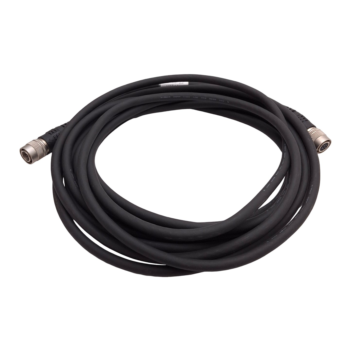 Used Camera Cable 12-Pin Hirose Male to 12-Pin Hirose Female, 15 Foot Length