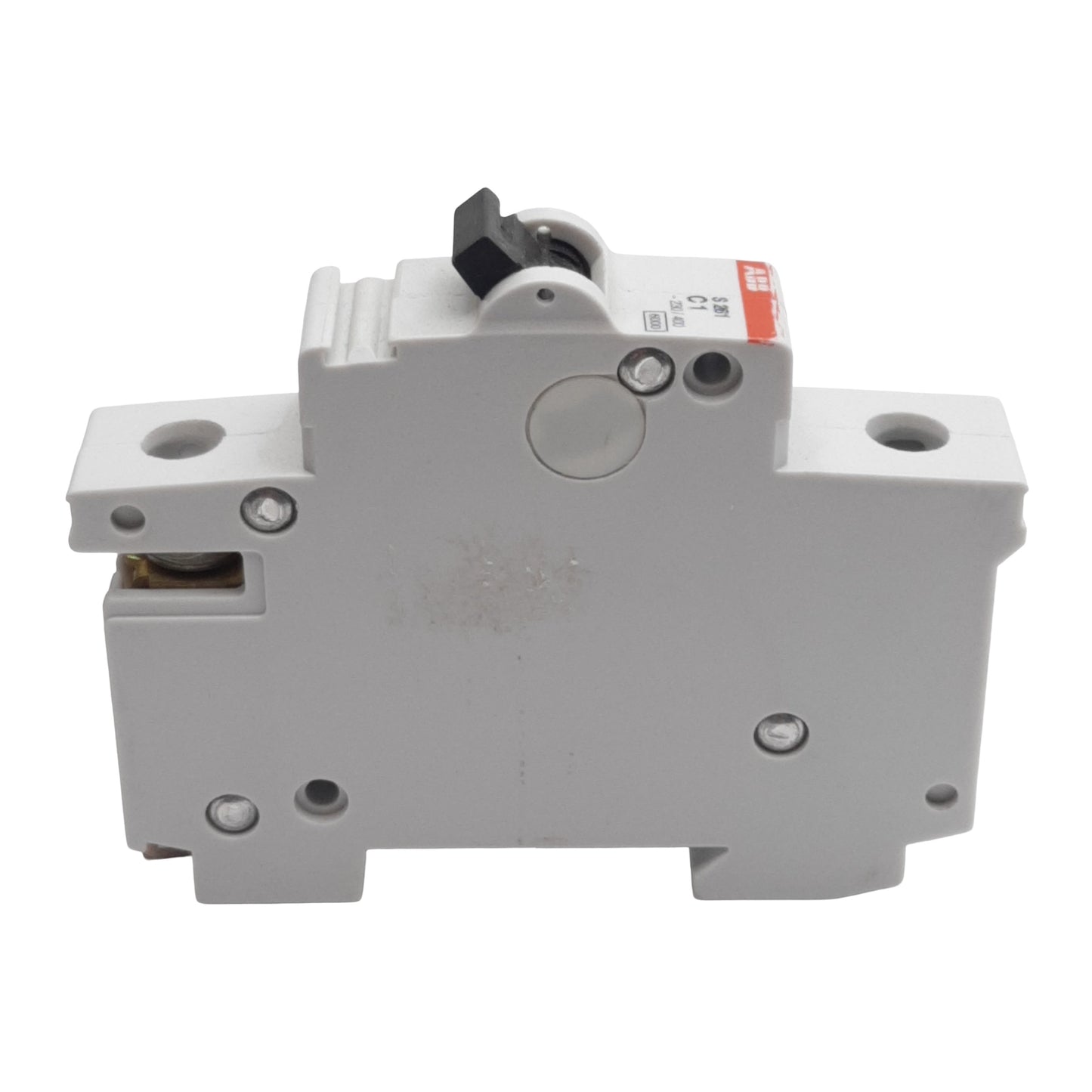 Used ABB S261-C1 Circuit Breaker, 1-Pole, 1A 230/400VAC, C-Curve, DIN Rail Mount