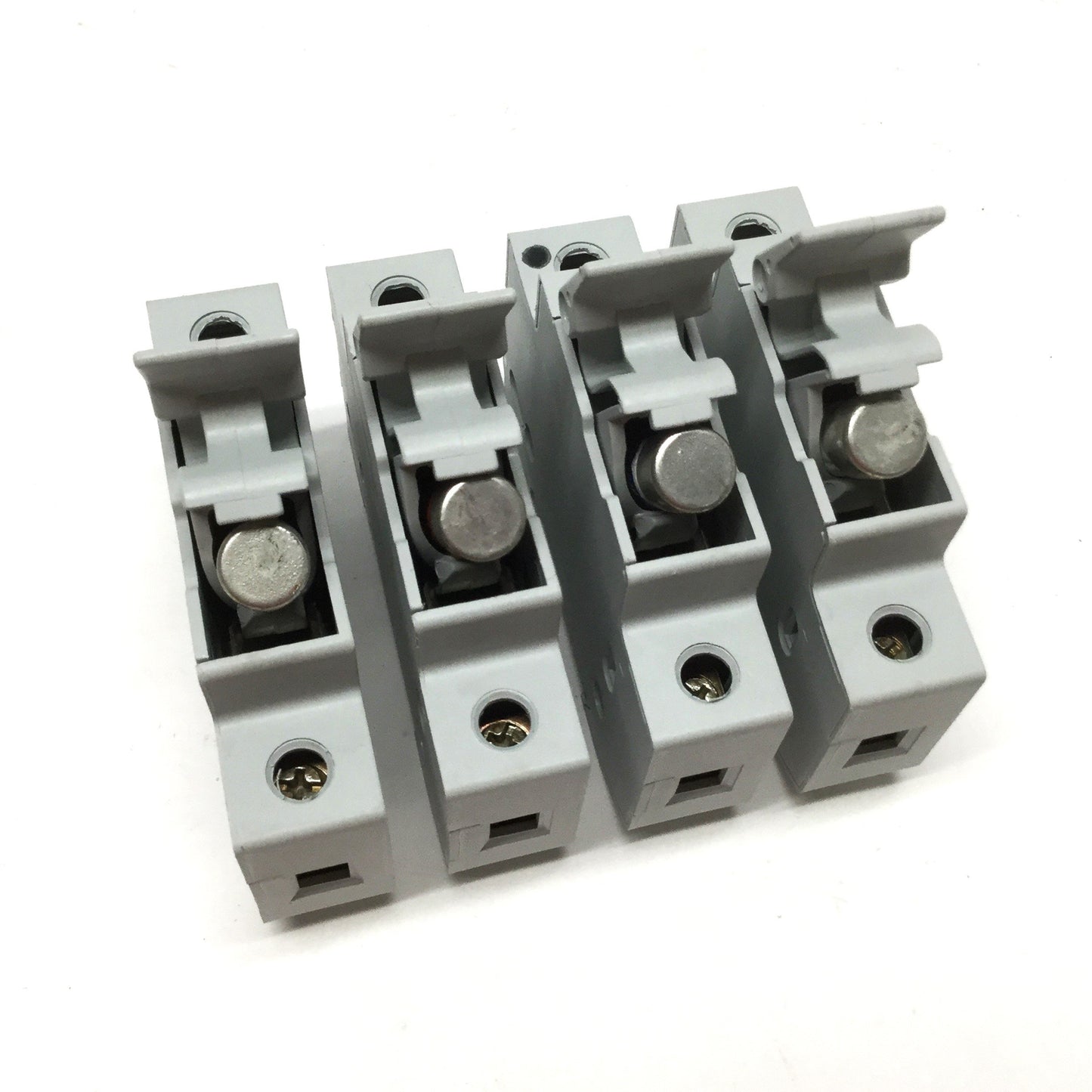 Used Lot of 4 Ferraz Shawmut MSC10 Q216674 1-Pole Fuse Holders 600V 32A, 10 x 38mm