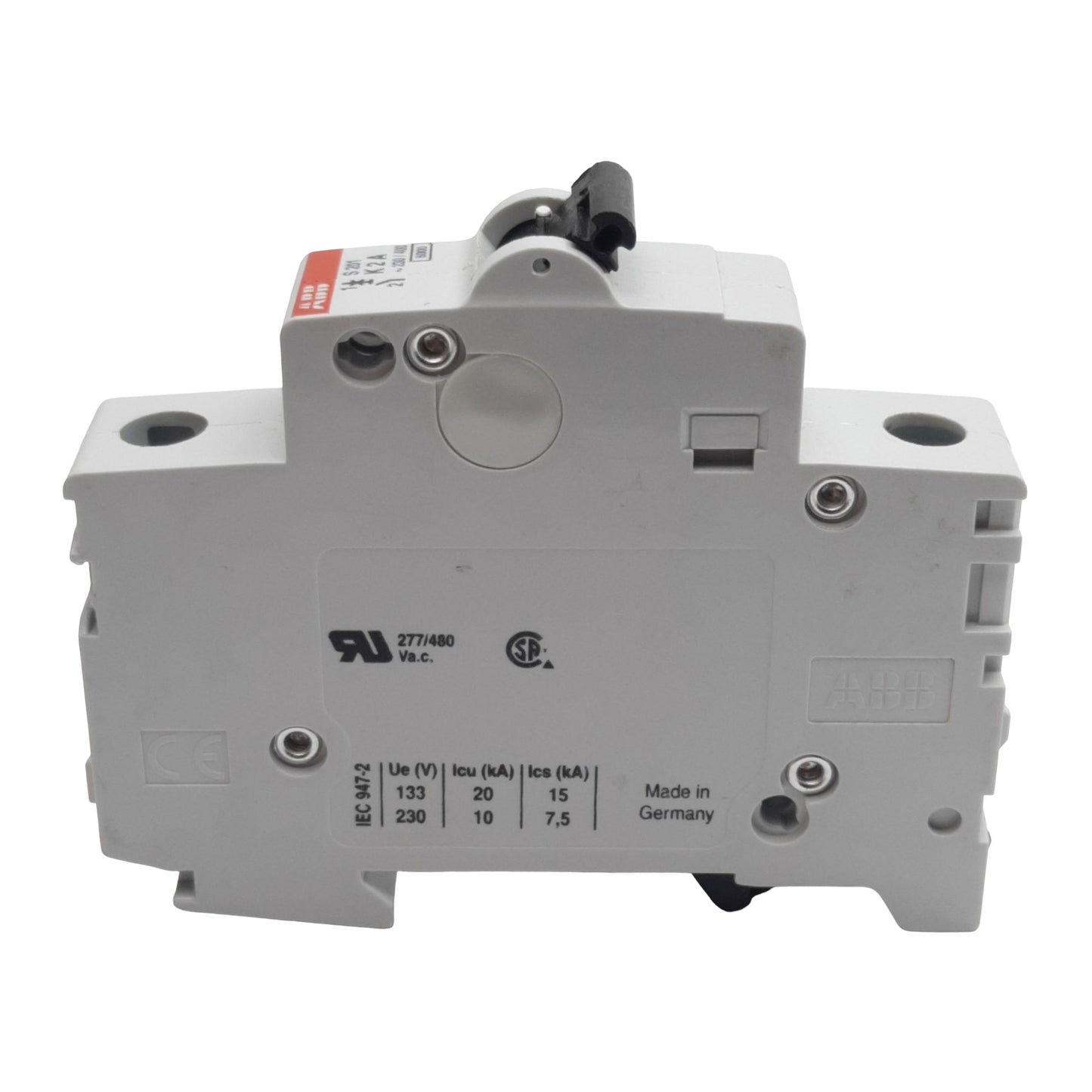 Used Lot of 2 ABB S201-K2 Circuit Breaker, 1-Pole, 2A 230/400VAC, K-Curve, DIN Rail