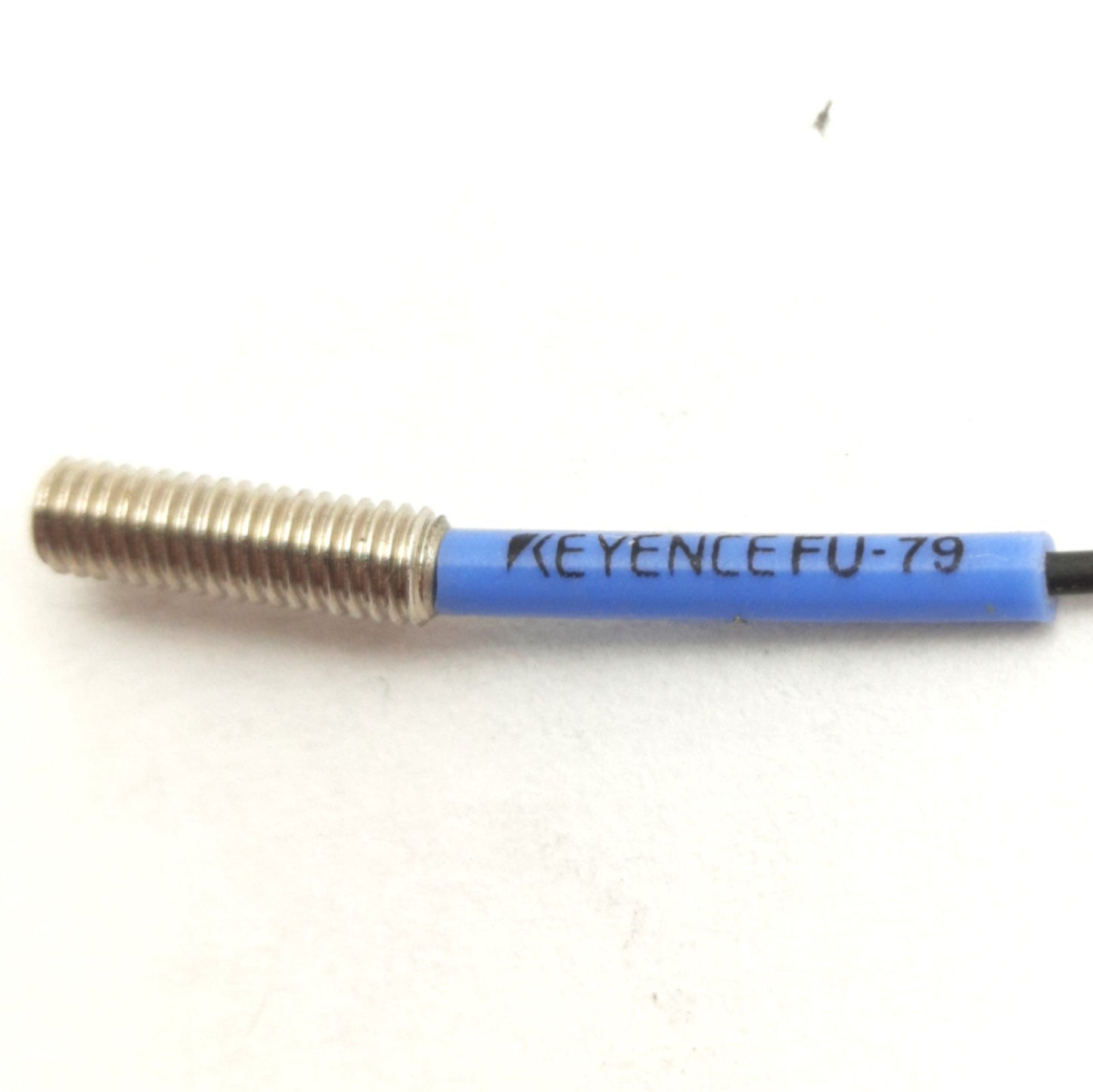 Used Lot of 2 Keyence FU-79 Fiber Optic Cable, 1m Length, ø1.0mm Bundle, M3 Thread