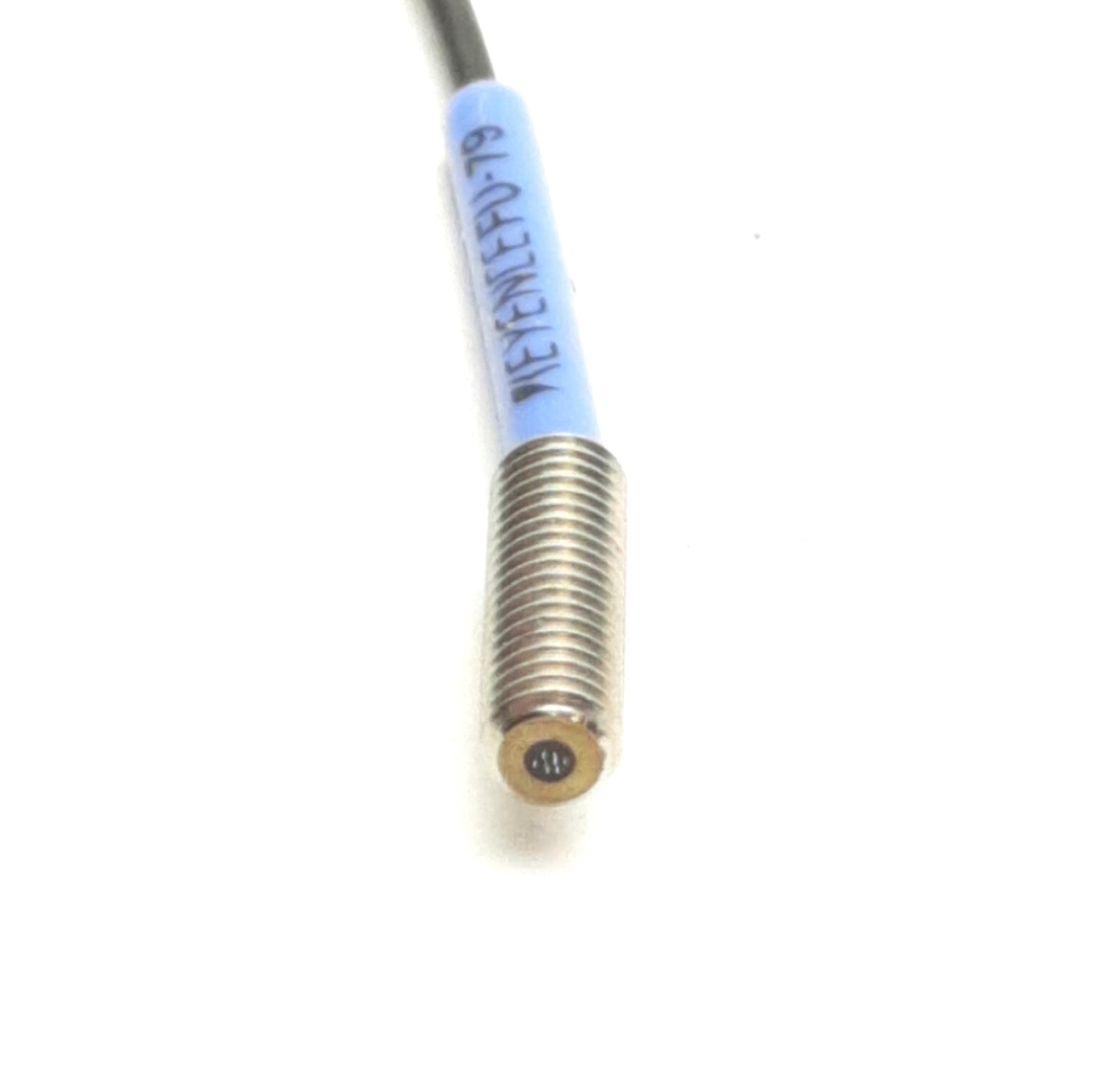 Used Lot of 2 Keyence FU-79 Fiber Optic Cable, 1m Length, ø1.0mm Bundle, M3 Thread