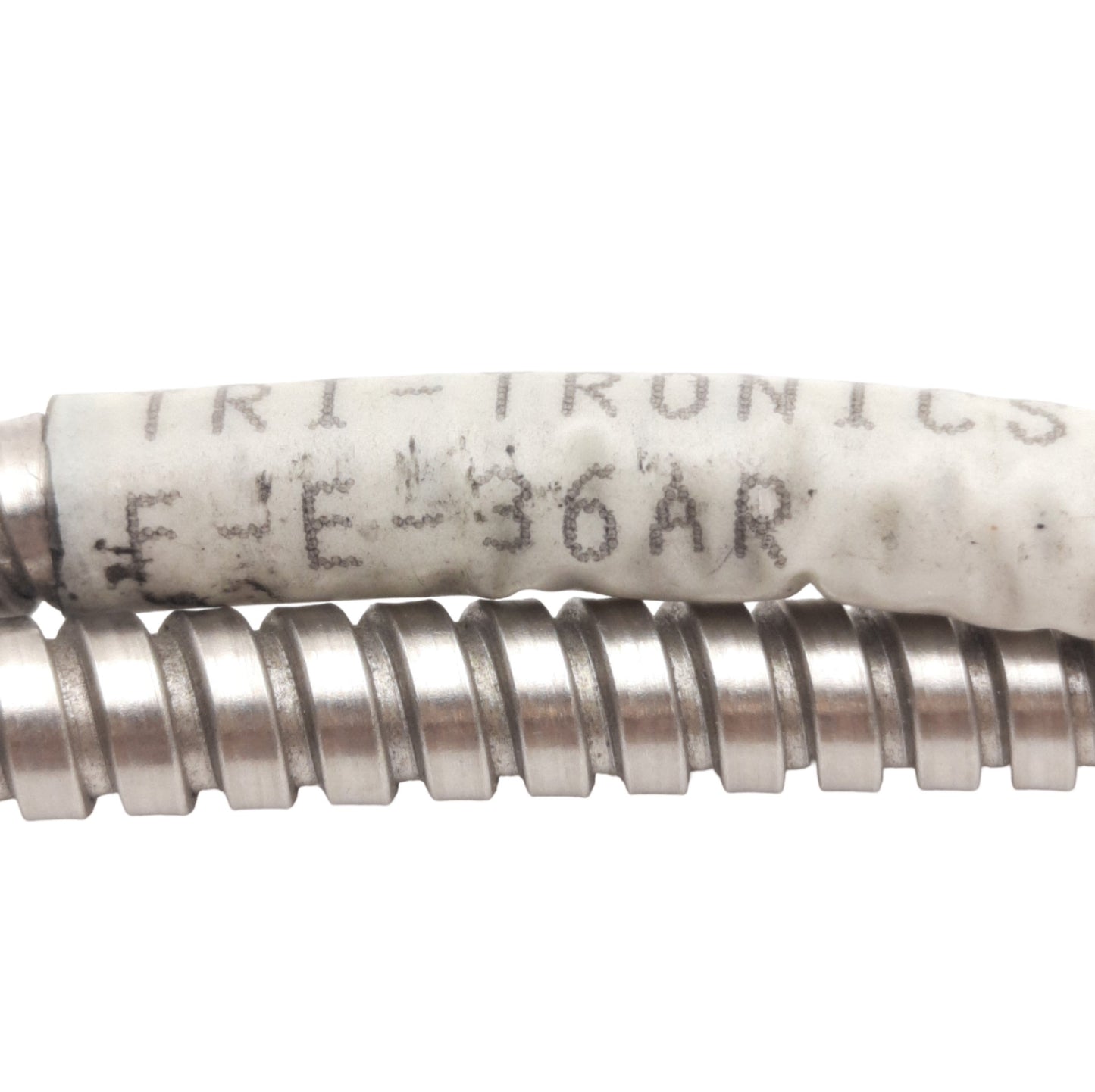 Used Tri-Tronics F-E-36AR Fiber Optic Light Guide, 90°, 36in Long, ø3/16in Input