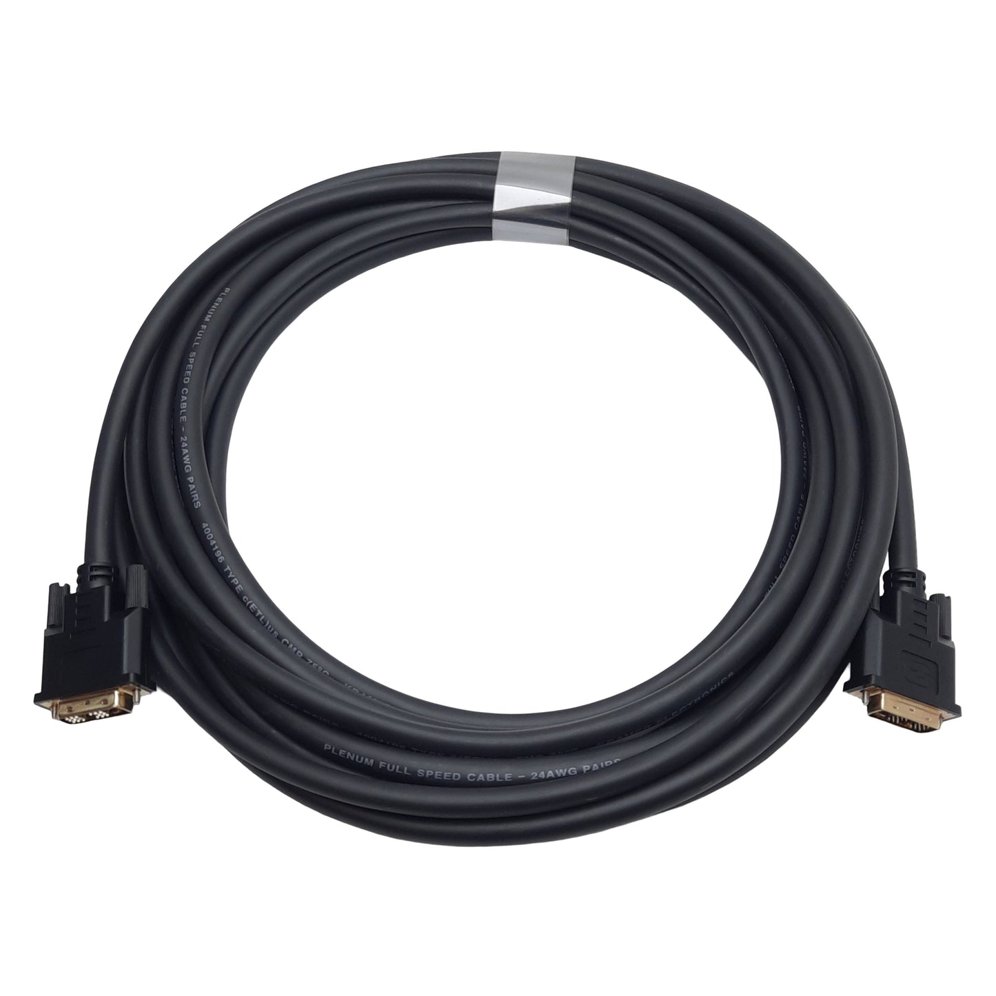 New Kramer CP-DM/DM-25 DVI Cordset, 18/1-Pin DVI-D Male to 18/1-Pin DVI-D Male, 25ft
