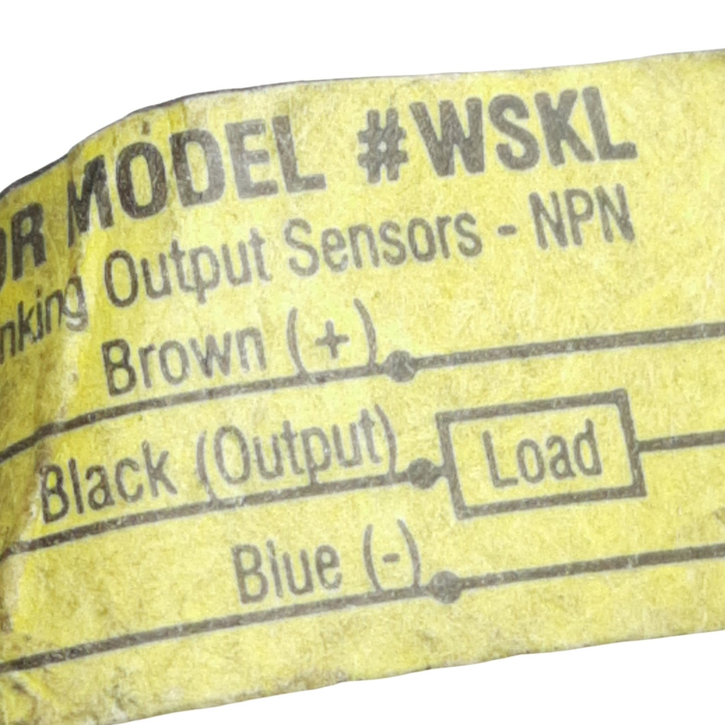 Used Compact WSKL Comtronic Limit Sensor, Input: 5-24VDC, Output: NPN, 100mA Max