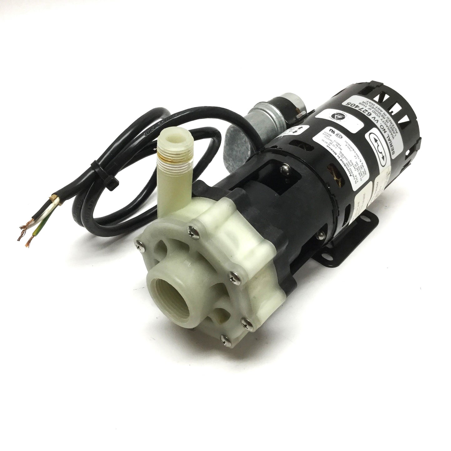 Used March AC-4C-MD Magnetic Drive Centrifugal Pump 14GPM w/Motor 230VAC, 1/12HP