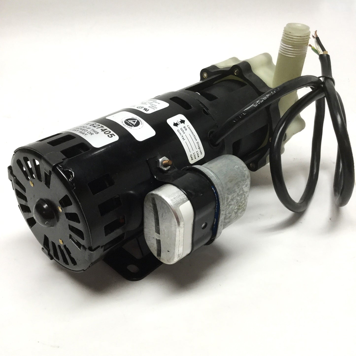 Used March AC-4C-MD Magnetic Drive Centrifugal Pump 14GPM w/Motor 230VAC, 1/12HP