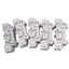Used Lot of 5 IDEC SH2B-05C Relay Sockets, 8-Pin, 300V 10A Max, DIN Rail Mount