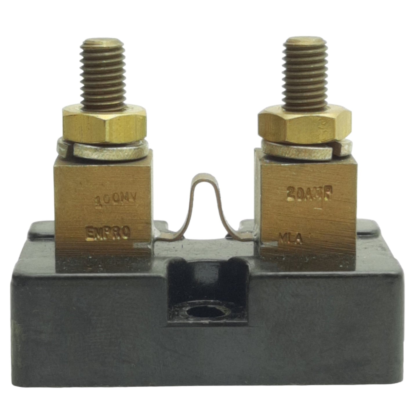 Used Empro MLA-20-50 Lightweight DC Ammeter Shunt 20Amps, Dimensions 2in x 1.25in