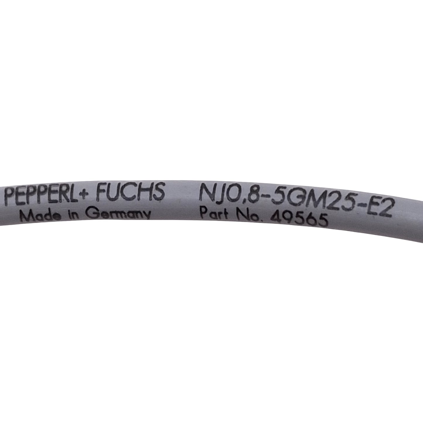 New – Open box Pepperl+Fuchs NJ0.8-5GM25-E2 Proximity Sensor, 0.8mm Range, PNP, 10-30VDC