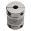 Used Stainless Steel Shaft Coupling, ø8mm x ø5mm Bore, 25.4mm Length, ø19mm OD