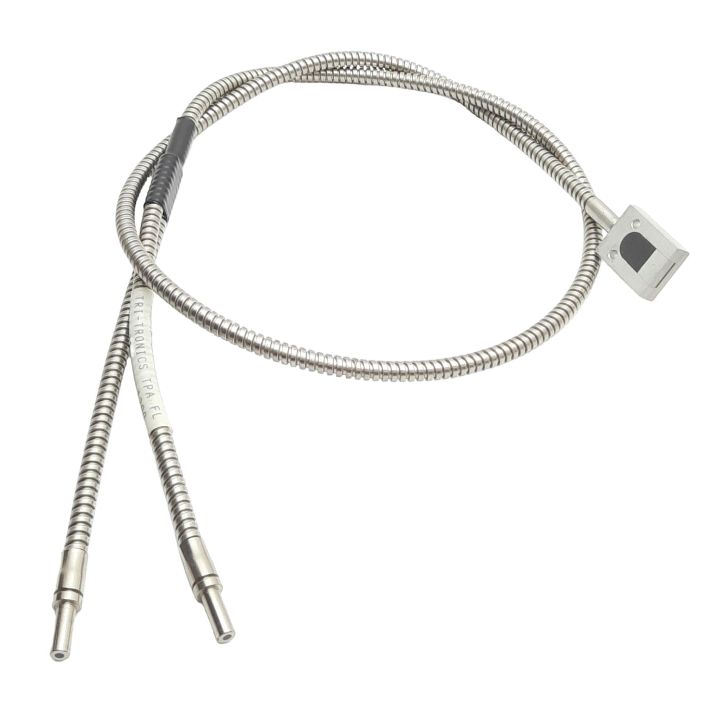 Used Tri-Tronics BF-C-36 Fiber Optic Light Guide, Rectangle Flat, 3ft, ø3/16in Input