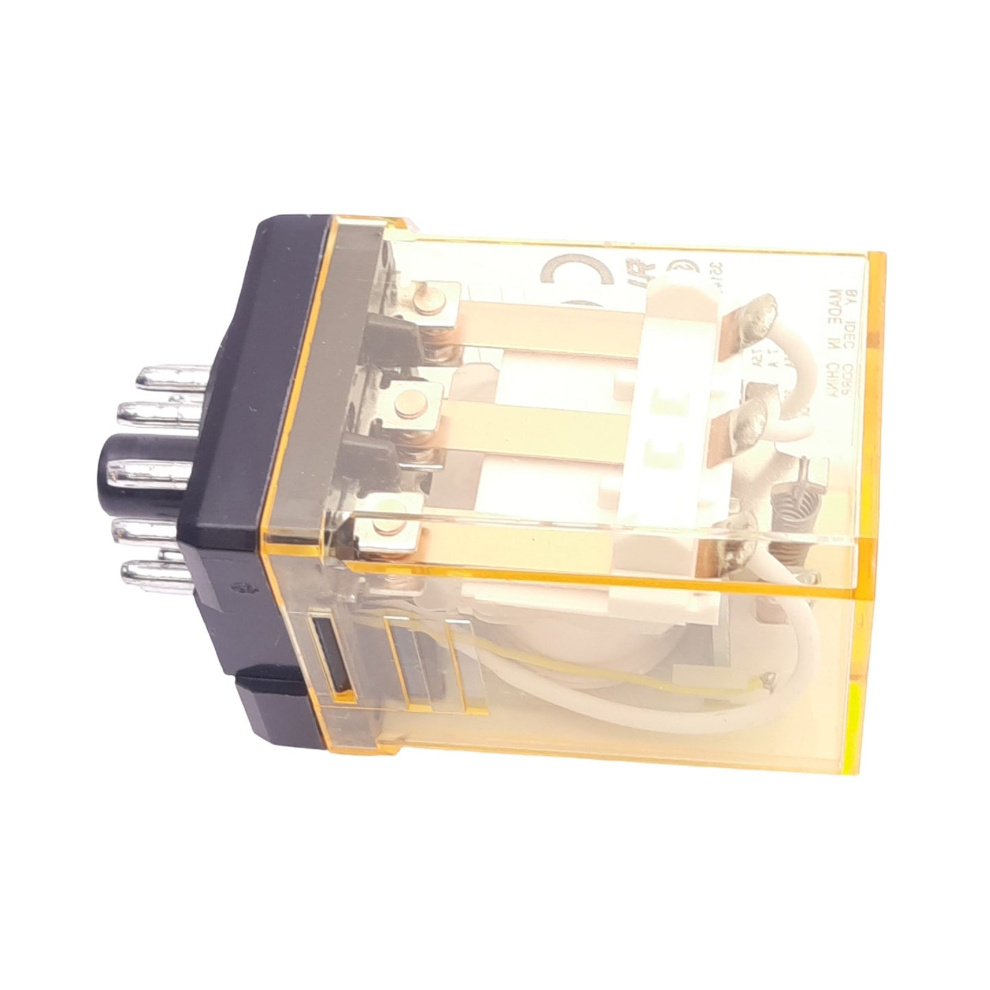 Used IDEC RR3PA-ULAC24V Plug-In Ice-Cube Relay, 3PDT, 11-Pin, 10A Max, 24VAC Coil