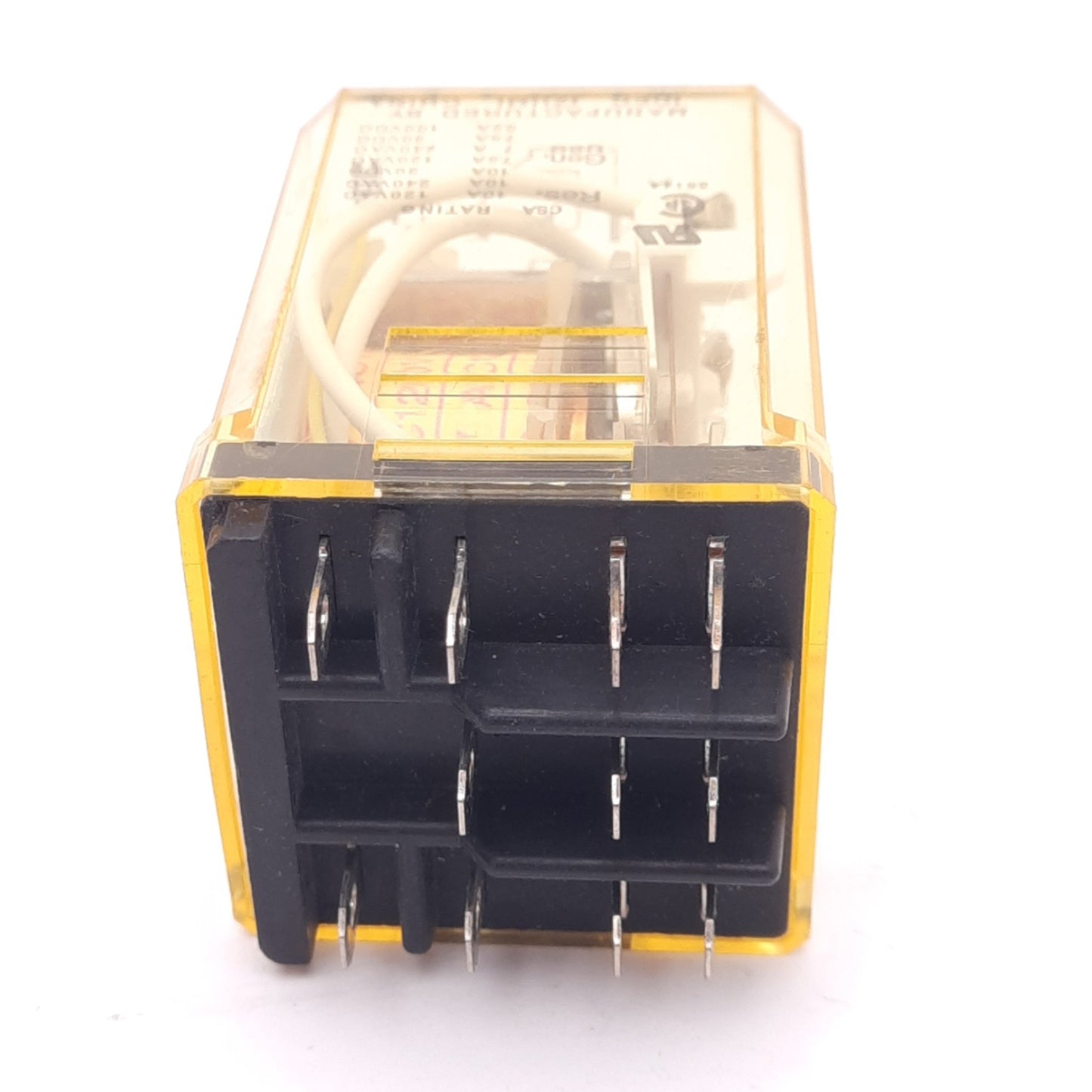 New IDEC RR3B-ULAC120V Ice-Cube Plug-In Relay, 3PDT, 11-Pin, 10A Max, 120VAC Coil