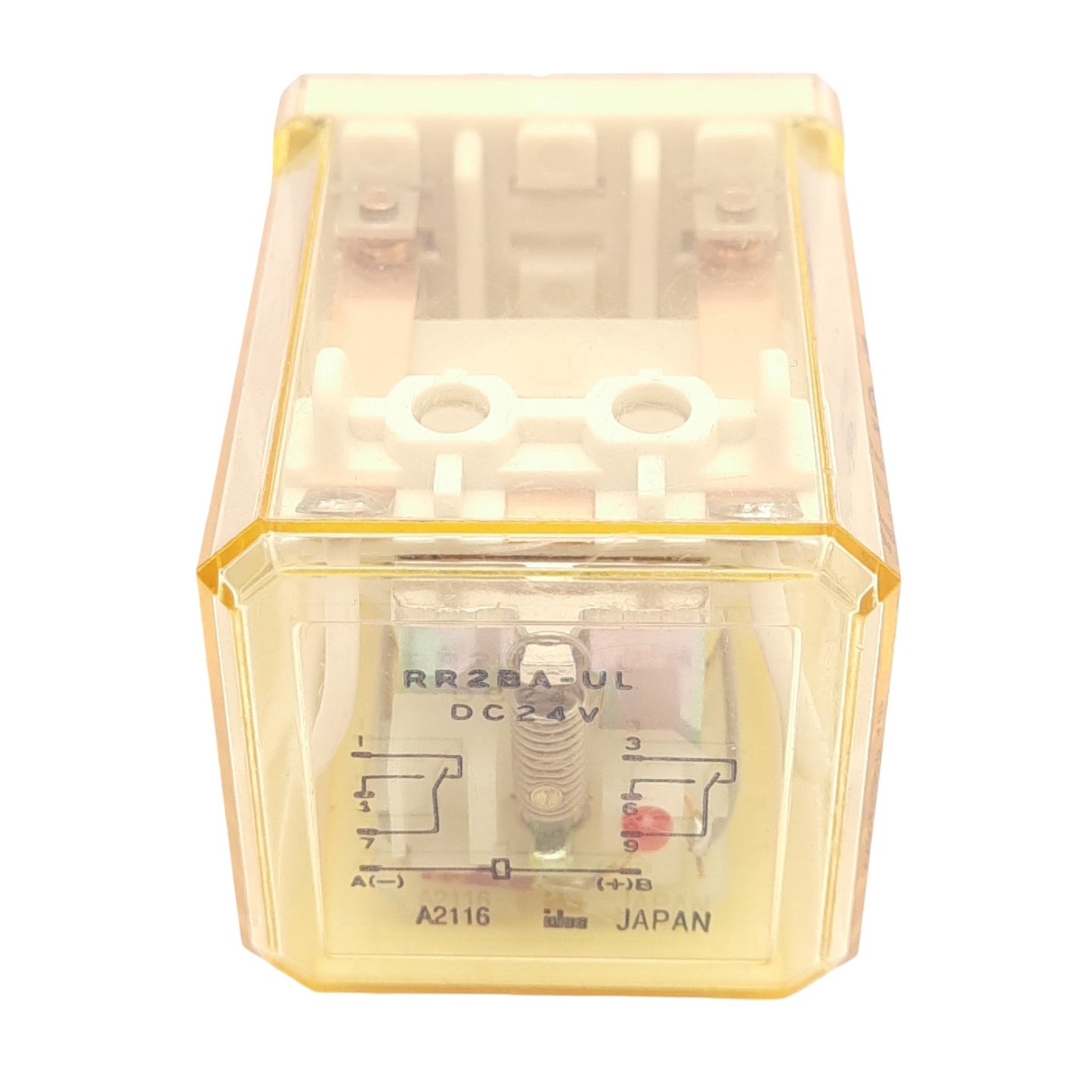 New IDEC RR2BA-ULDC24V Ice-Cube Plug-In Relay, DPDT, 8-Pin, 10A Max, 24VDC Coil