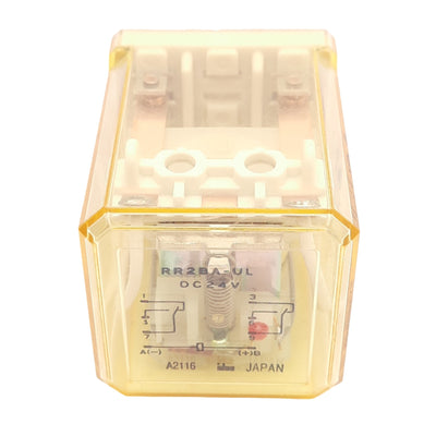 New IDEC RR2BA-ULDC24V Ice-Cube Plug-In Relay, DPDT, 8-Pin, 10A Max, 24VDC Coil