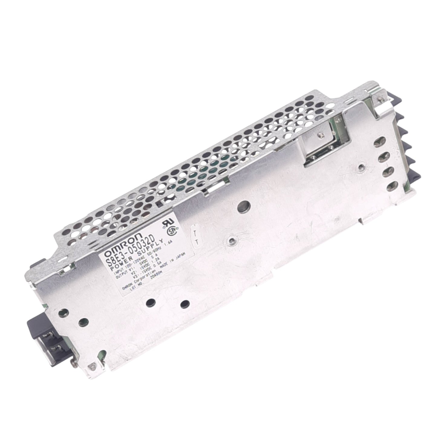 Used Omron S8E3-05032D Multi Output Power Supply, 100-120VAC In, 5VDC/+-15VDC Out