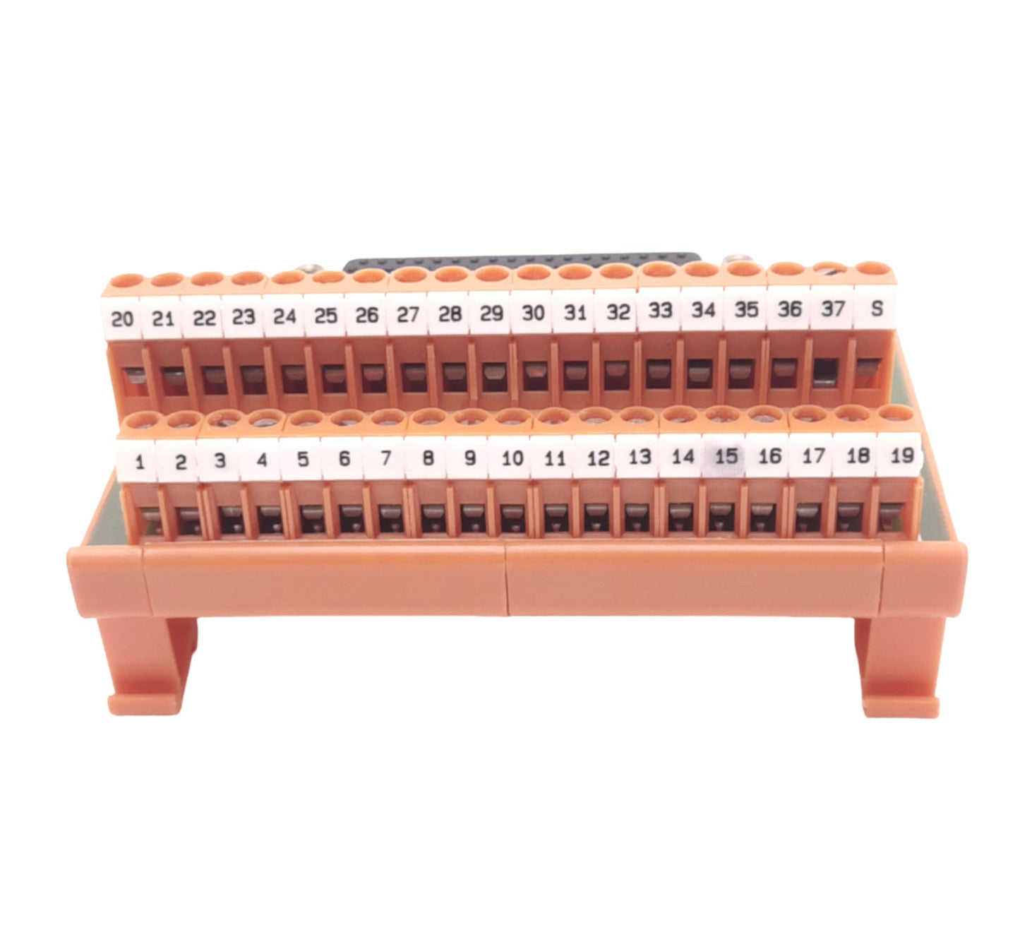 New – Open box Weidmuller E141197 Breakout Board, 37-Pin D-Sub to Screw Terminals, DIN Rail