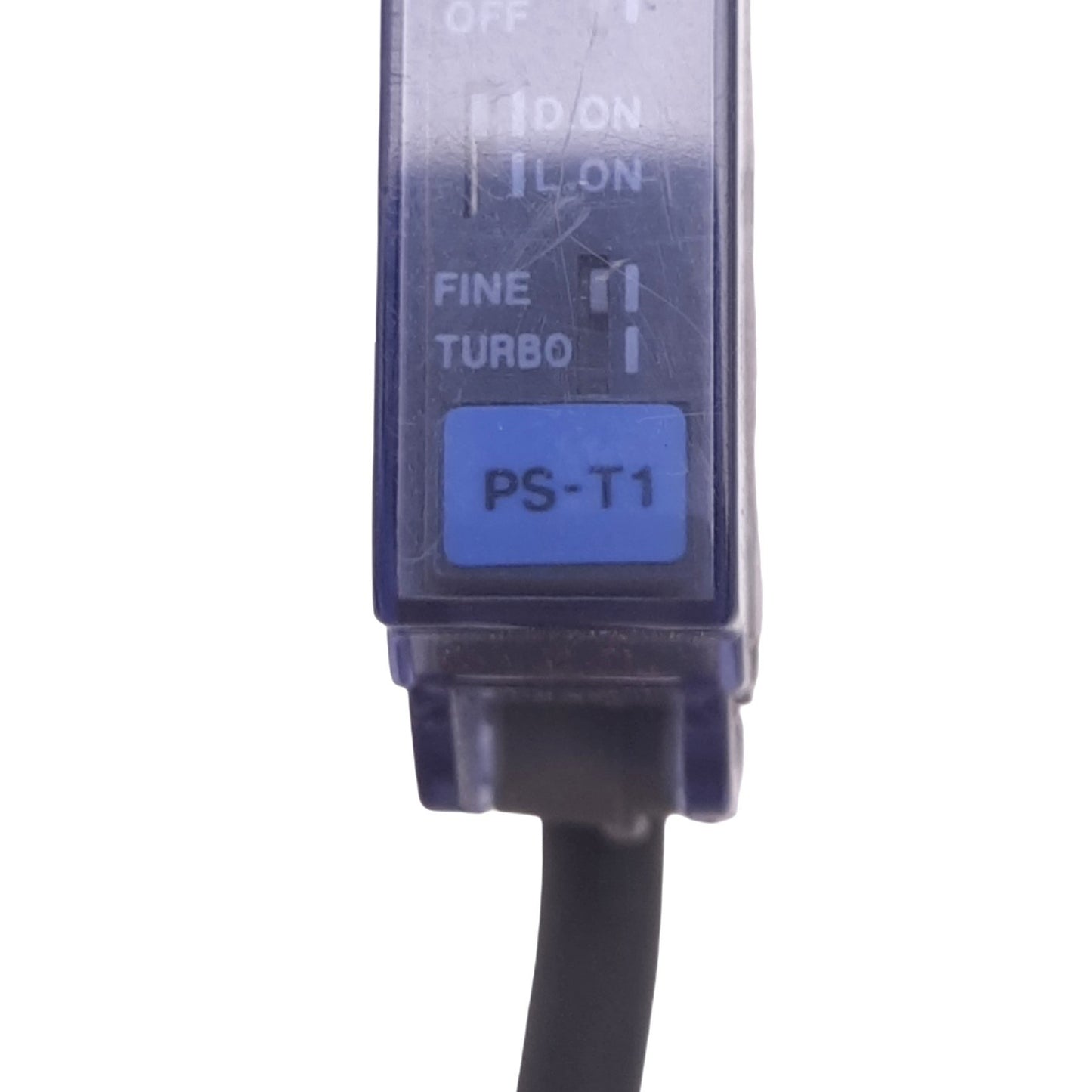 Used Keyence PS-T1 Photoelectric Sensor Amplifier, NPN 40V 100mA Out, 24VDC, 1m Cable