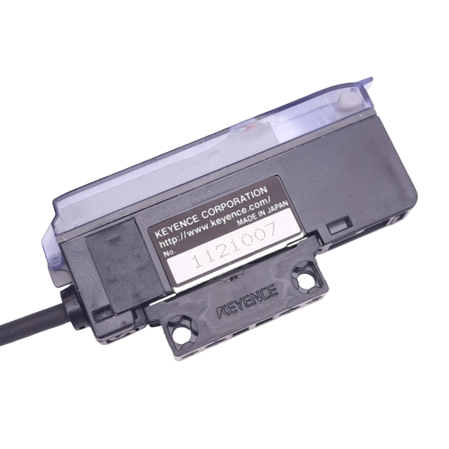 Used Keyence PS-T1 Photoelectric Sensor Amplifier, NPN 40V 100mA Out, 24VDC, 1m Cable