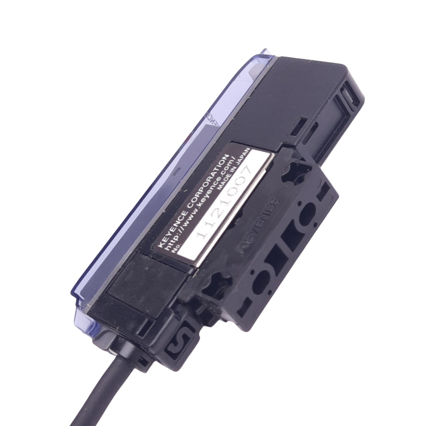 Used Keyence PS-T1 Photoelectric Sensor Amplifier, NPN 40V 100mA Out, 24VDC, 1m Cable