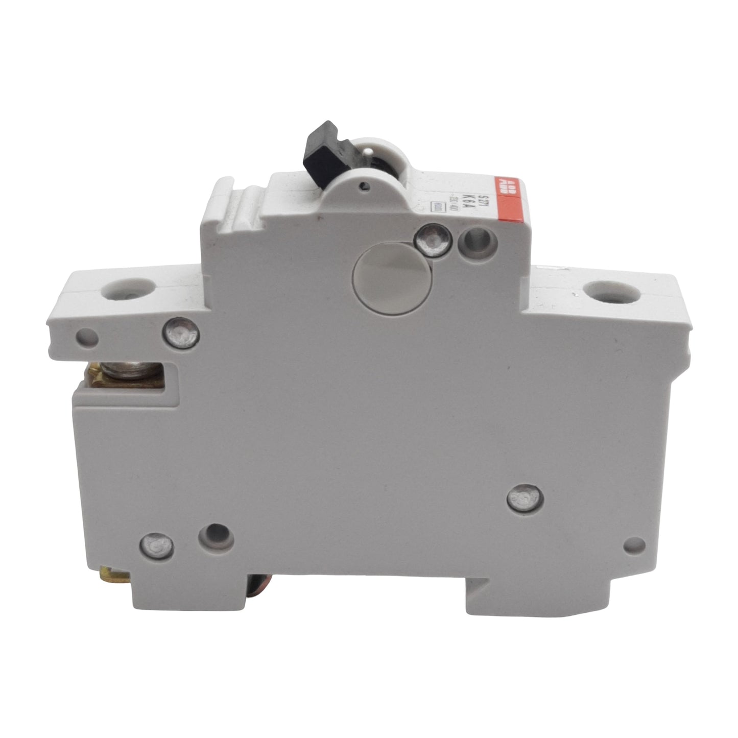 Used ABB S271-K6 Circuit Breaker, 1-Pole, 6A 230/400VAC, K-Curve, DIN Rail Mount