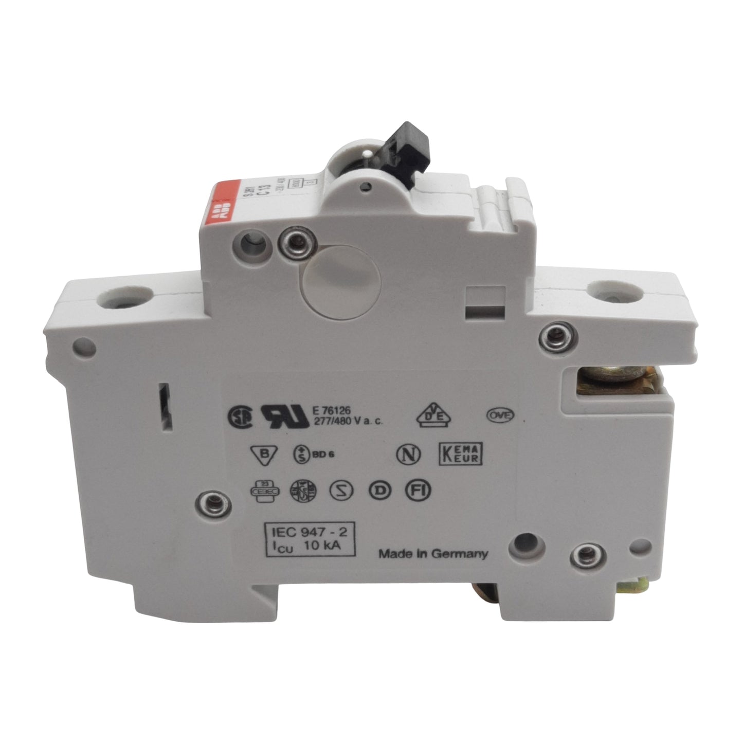 Used ABB S261-C13 Circuit Breaker, 1-Pole, 13A 230/400VAC, C-Curve, DIN Rail
