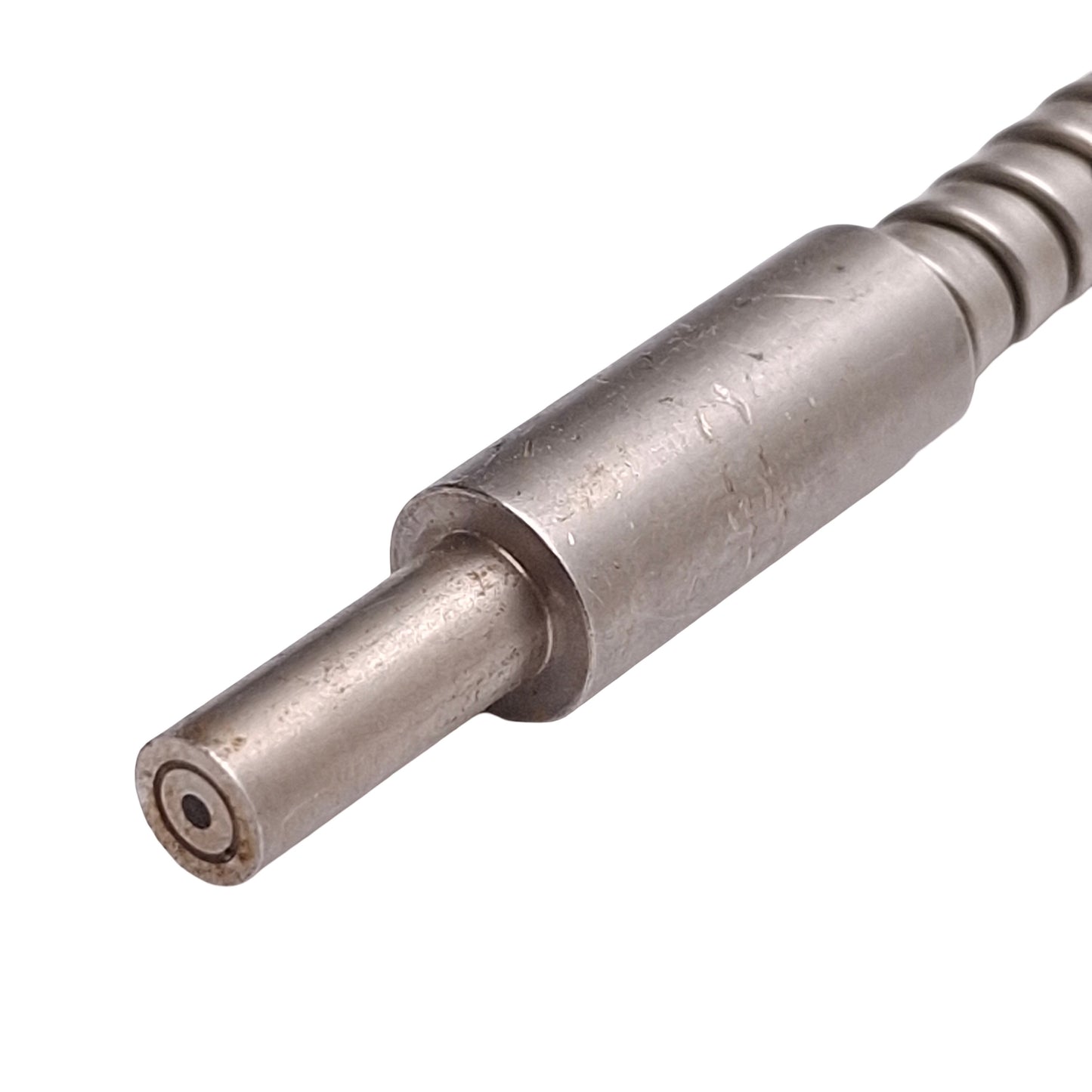 Used Fiber Optic Light Guide, Metal Shielded, ø4.7mm Input, 0.5x3.5mm Line Output, 2m