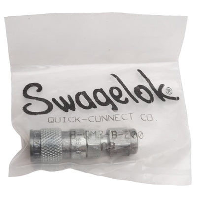 New Swagelok B-QM2-B-200 Brass QM Series Miniature Quick-Connect 1.70in Length