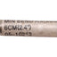 Used Fiber Optic Light Guide, Metal Shielded, ø3/16in Input, 0.15in Line Output, 2m