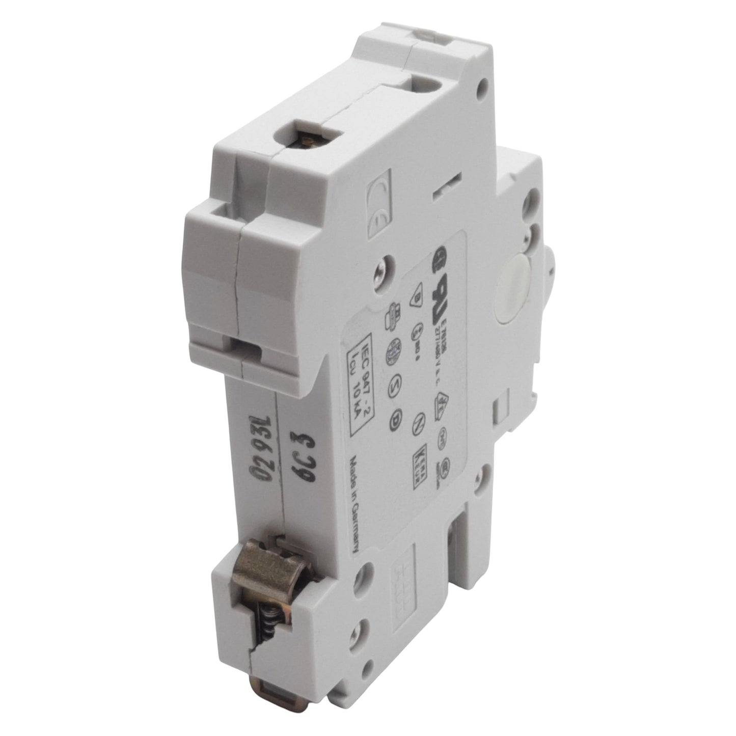 Used ABB S261-C3 Circuit Breaker, 1-Pole, 3A 230/400VAC, C-Curve, DIN Rail Mount